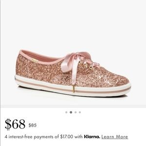 Keds X Kate Spade New York Glitter Sneakers size 8.5